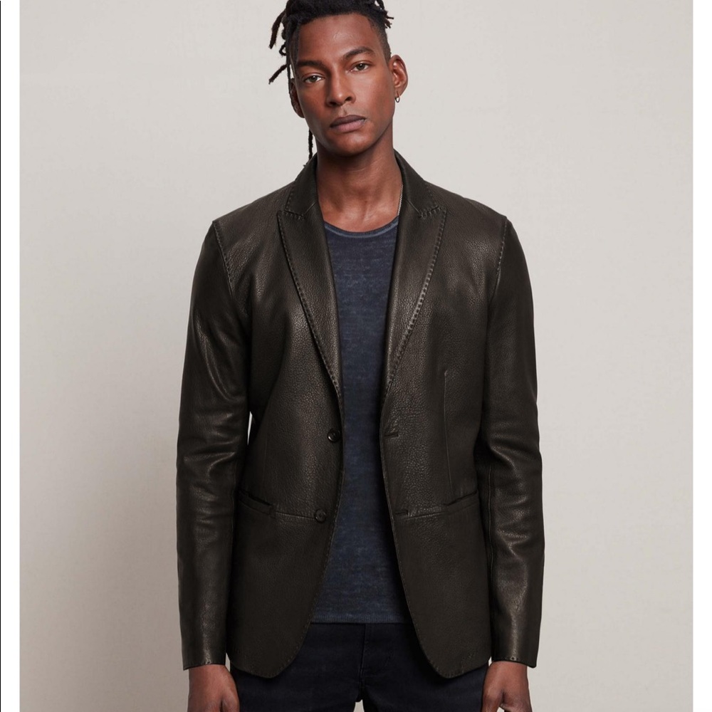 LEATHER PEAK LAPEL JACKET
$2,198.00 L1307W2-Y1488